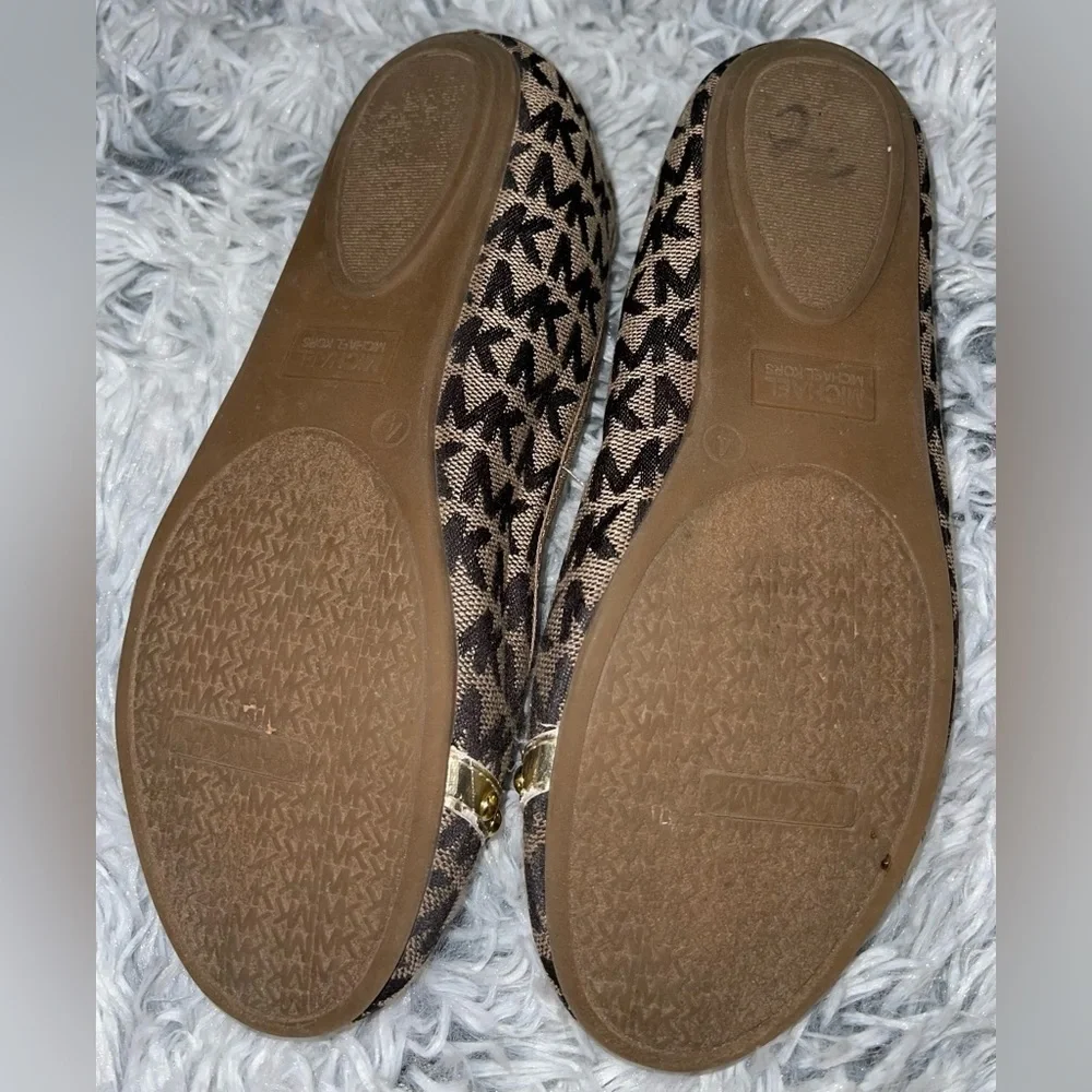 Michael Michael Kors - Signature Ballet Flats Big Girls Size 4